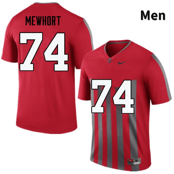 Ohio State Buckeyes Jack Mewhort Men's #74 Throwback Game Stitched College Football Jersey